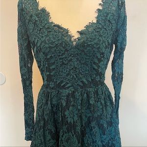 Green Lace Dress